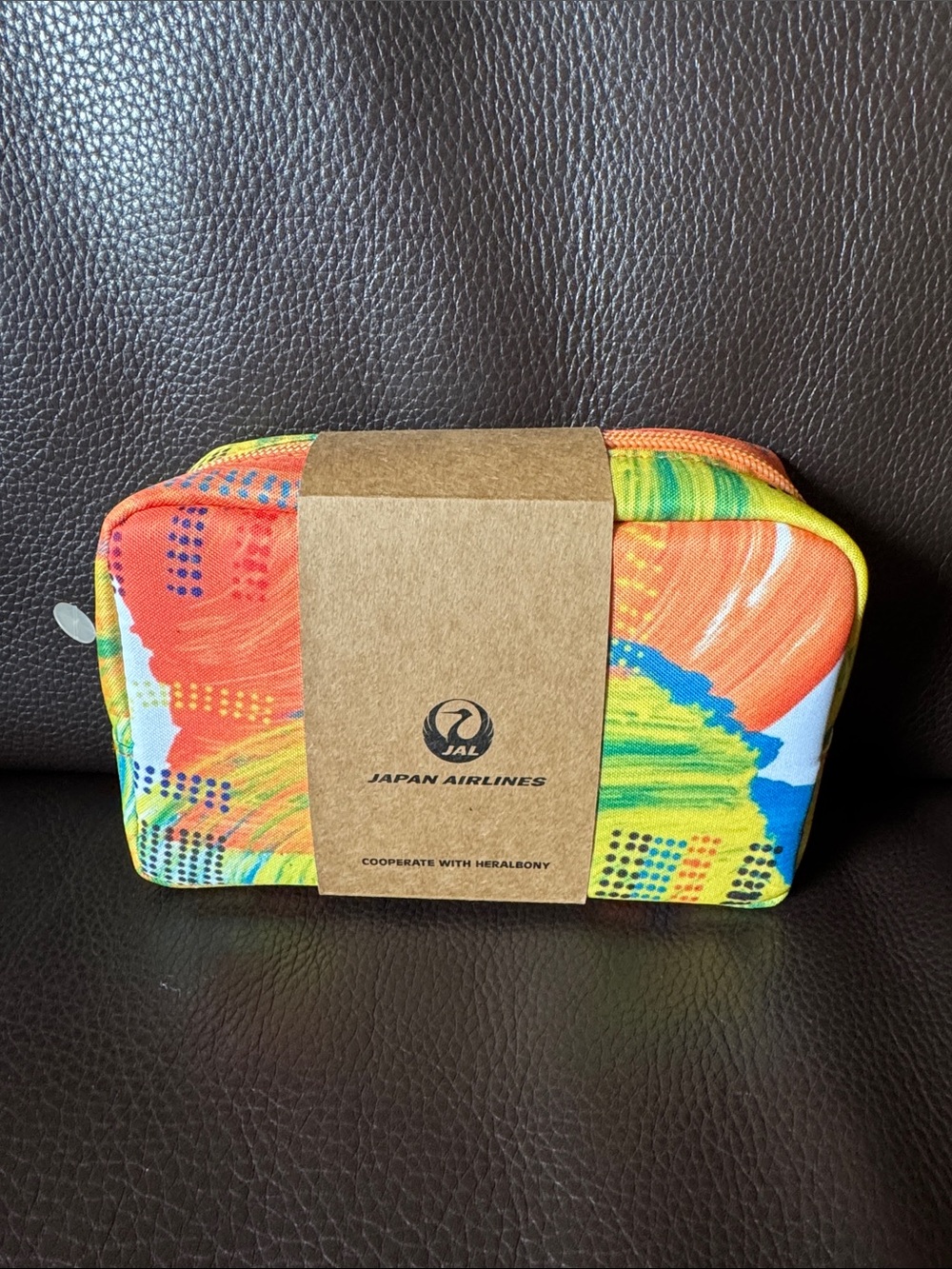 Colorful Abstract Cosmetic Pouch - Multicolor